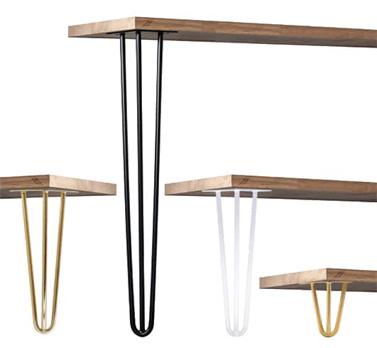 LG30 רגל סיכה (3 מוטות) לשולחן קוטר 12 מ"מ, דגם LG30