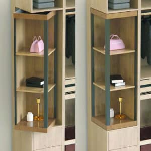 מנגנון מסתובב 360 ליצירת ארון נסתר, עד 80 ק"ג, ליח' בגובה מירבי 1800 ממ, דגם TWIST דומיסיל