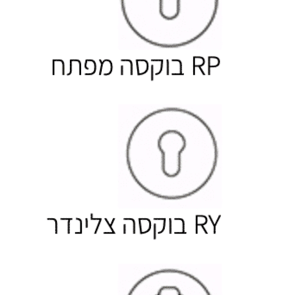 זוג ידיות בניין ובית מרובעות, דגם DMA72